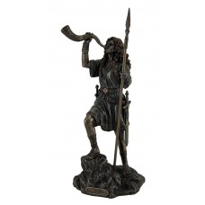 Queen Boudica of Iceni Holding Spear Blowing Celtic Horn Figure Statue Sculpture   263351868011